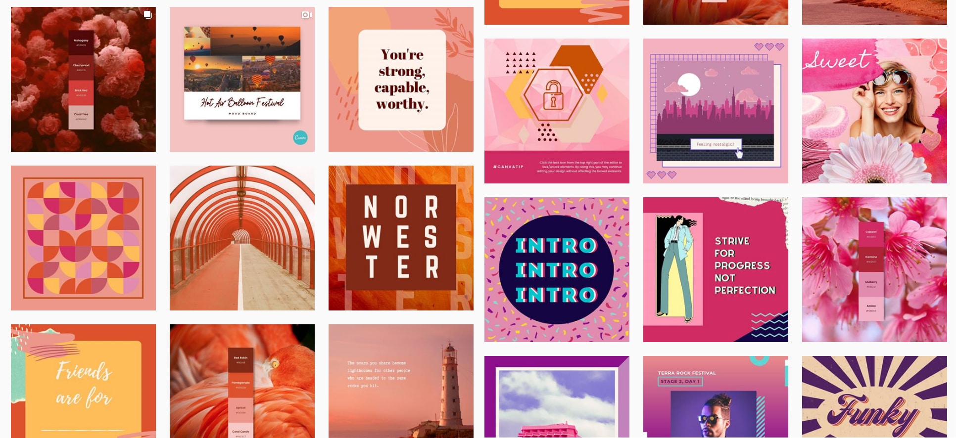 canva instagram feed