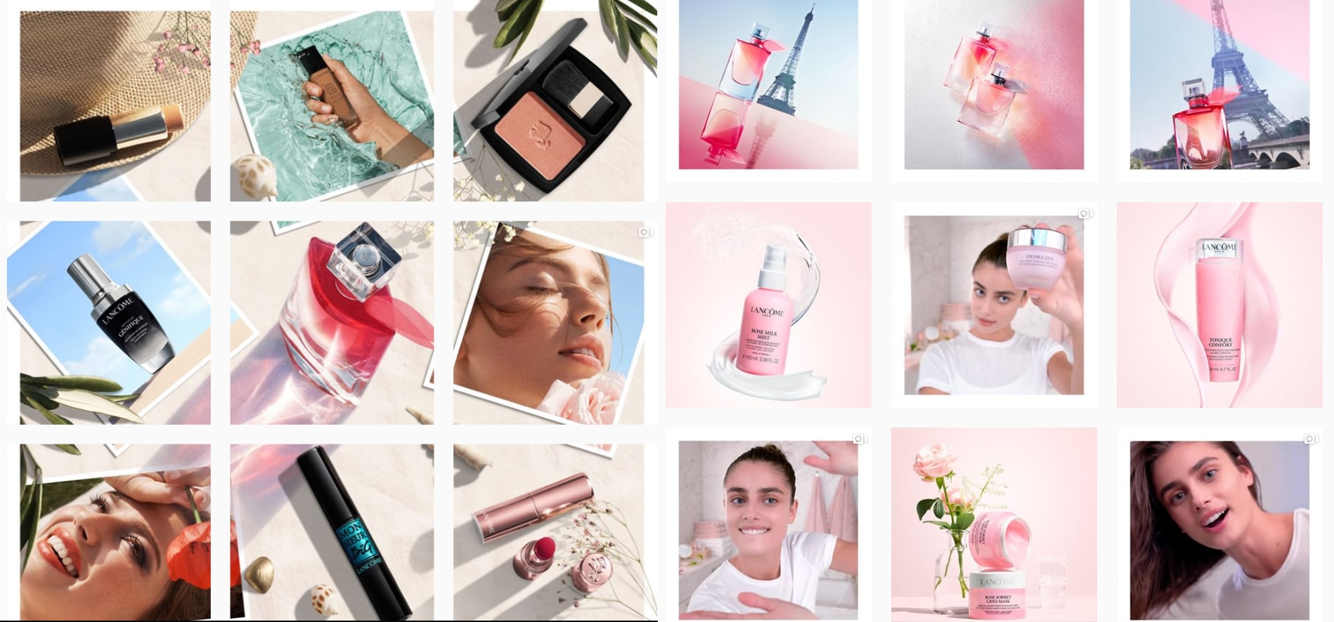 lancome instagram feed