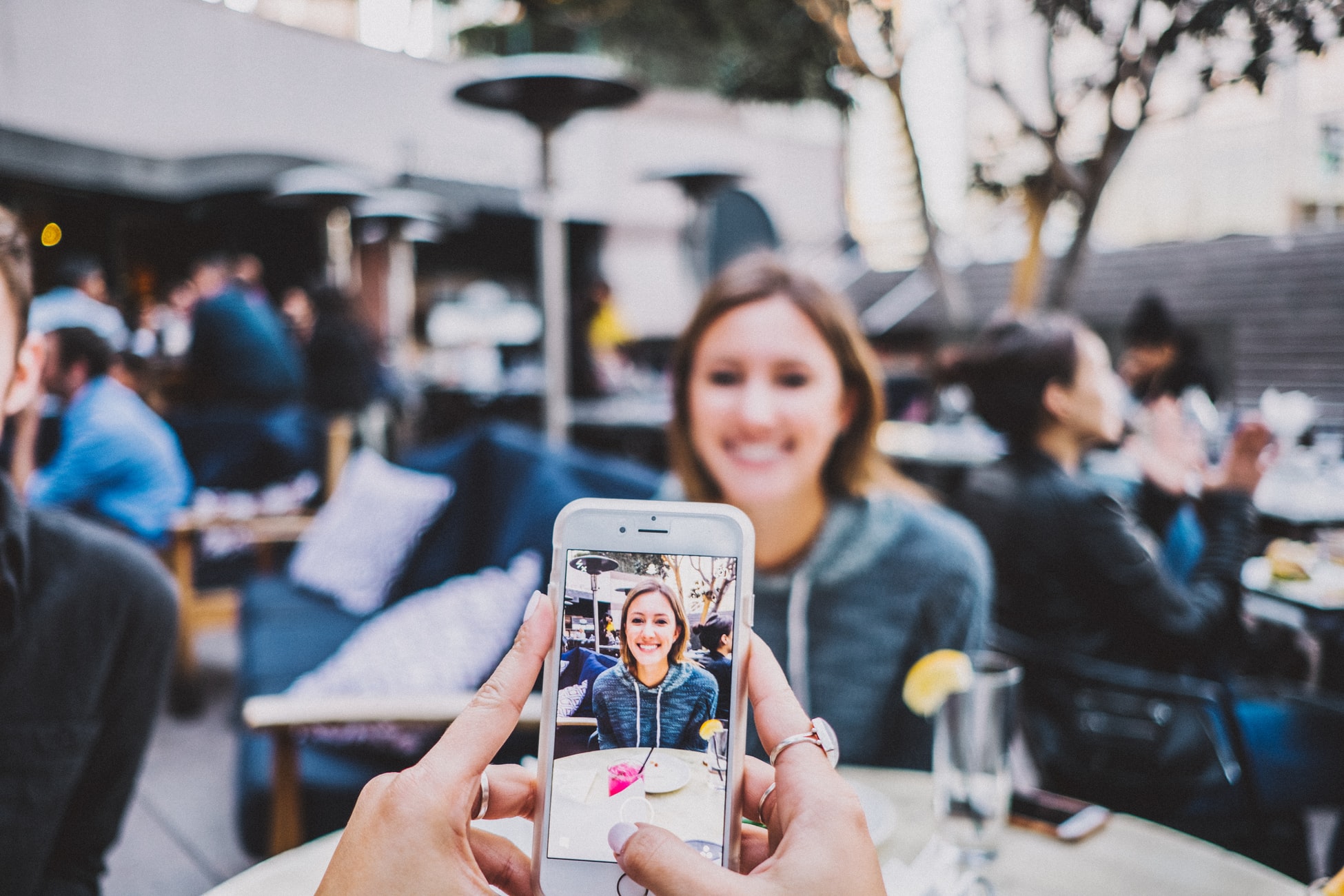 social media evoking happiness