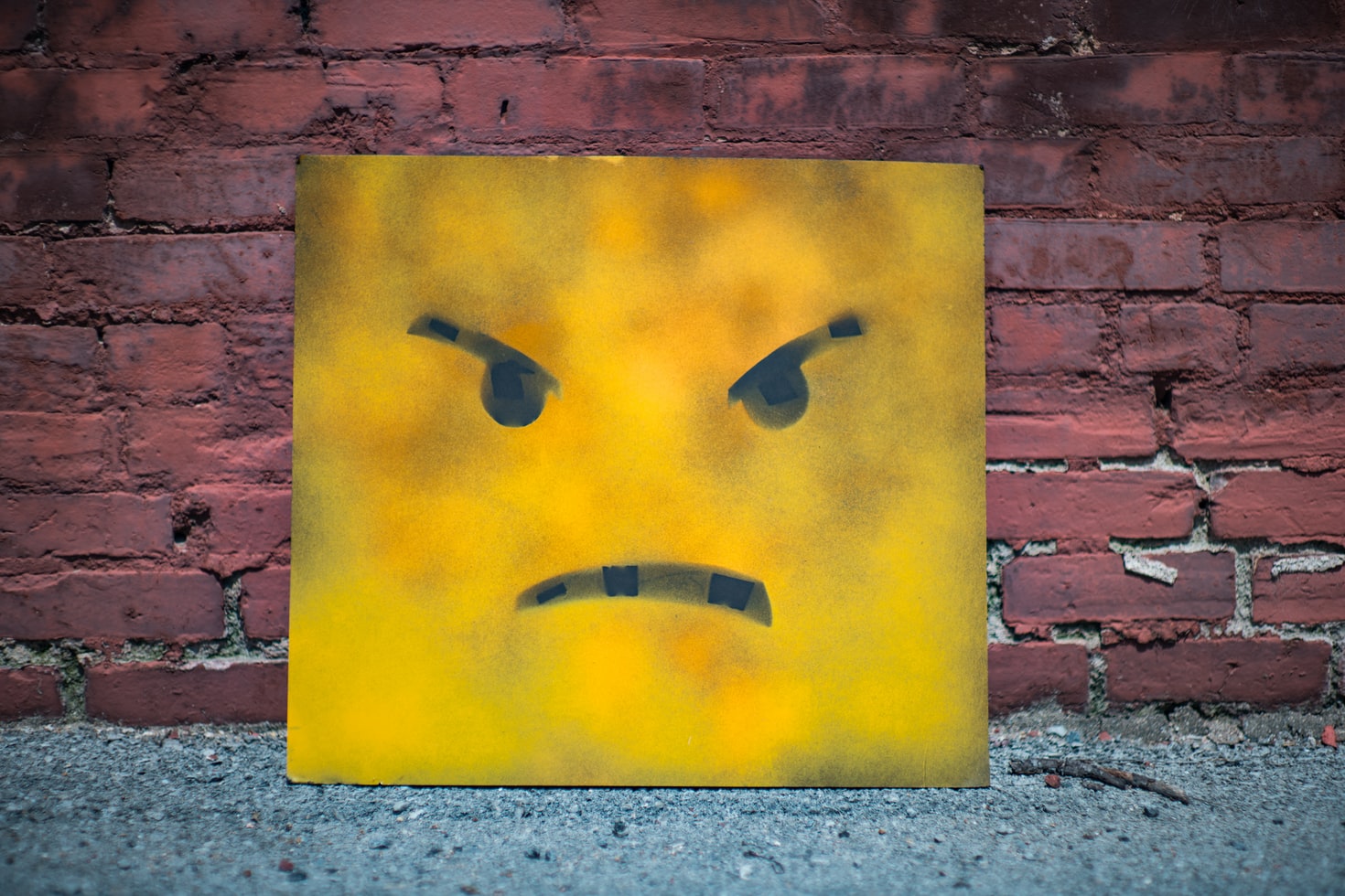 Yellow and black sign