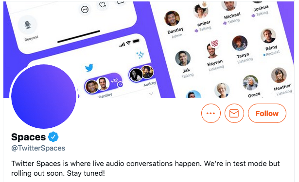 Twitter spaces