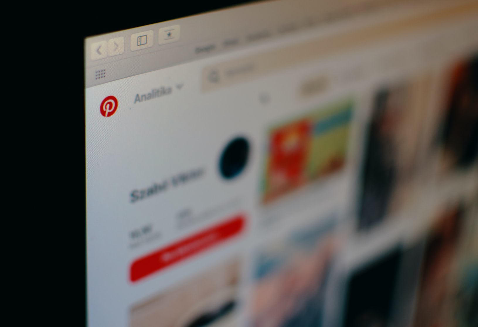 pinterest interface