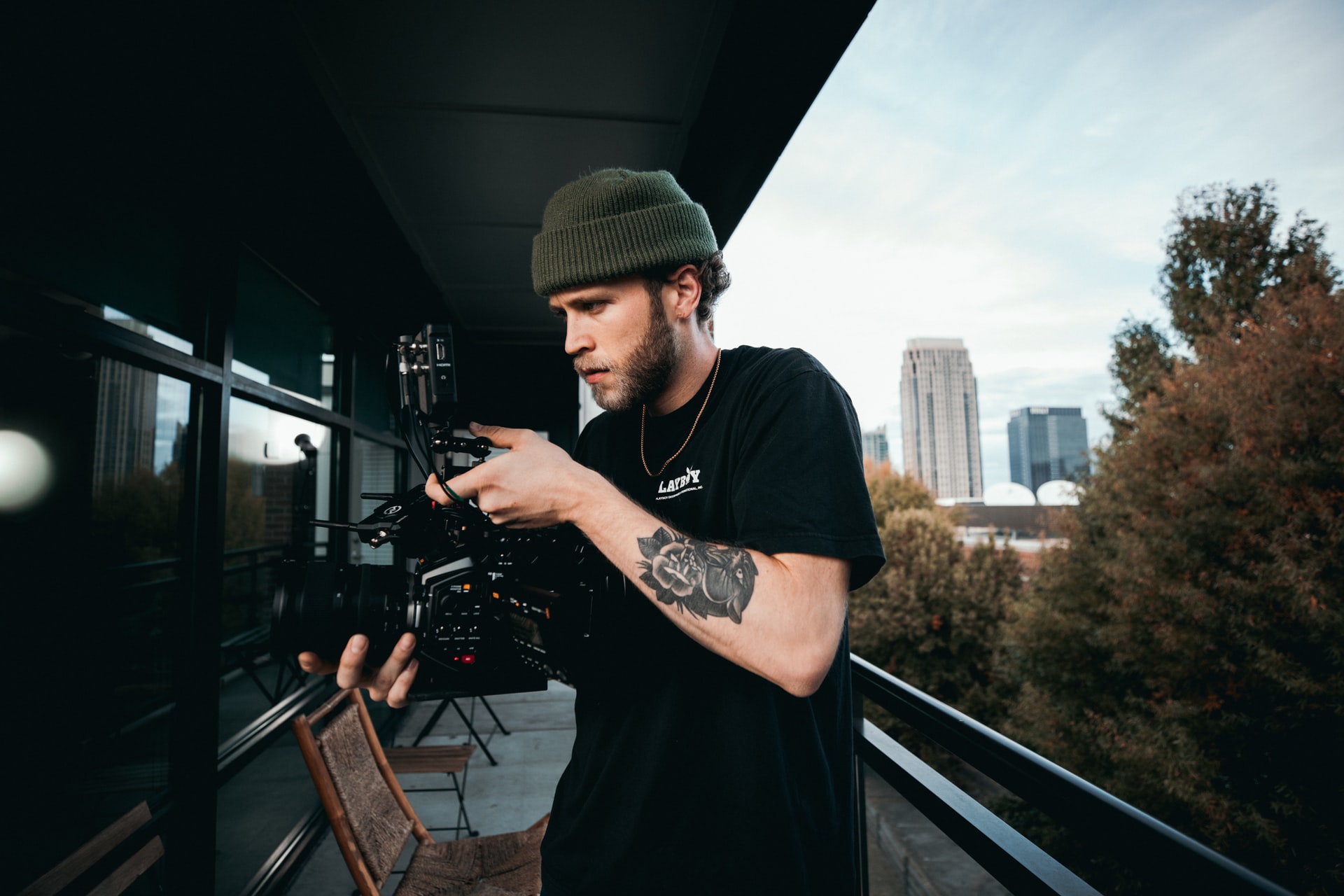 Content creator videographer