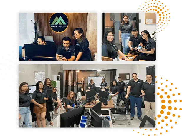 Murphy Consulting production team collage